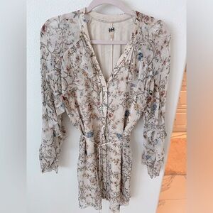 Haute hippie floral dress